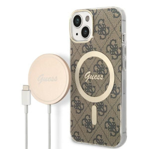 Zestaw Guess etui + ładowarka bezprzewodowa GUBPP14MH4EACSW Apple iPhone 14