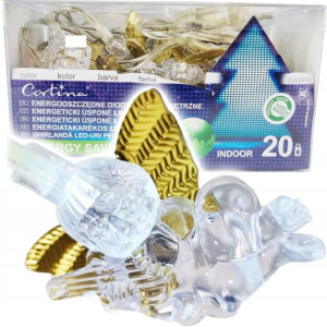 Lampki Choinkowe 20 Led Dekoracyjne Aniołki Akryl