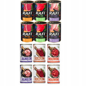 Rafi Tuftuf Karma Mokra Mix Smaków 12x400g Puszka