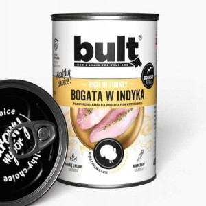 BULT karma dla psa psów mokra puszka INDYK 400 g