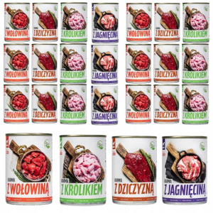 Bult Tuf Tuf Karma Mokra Mix Smaków 24x400g Puszka