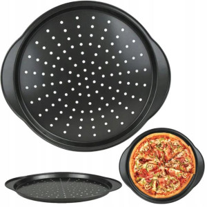 Blacha Do Pieczenia Pizzy Forma Taca Uchwyty 30cm