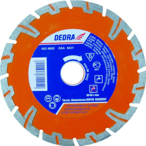 Dedra Tarcza Diamentowa Super Turbo Do Betonu, Kamienia 125mmx22,2mm H1243