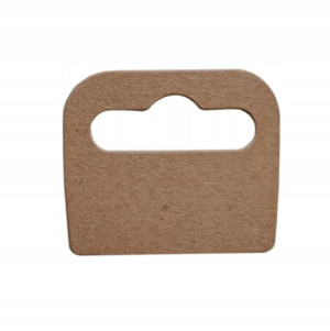 Eurozawieszka Papierowa Brązowa 37mm/44mm 500szt