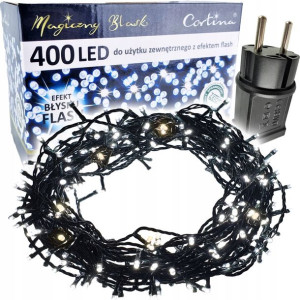 Lampki Choinkowe 400 Led Zewnętrzne Efekt Flash