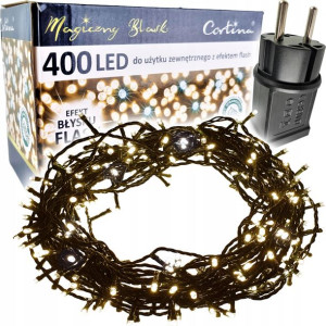 Lampki Choinkowe 400 Led Zewnętrzne Efekt Flash