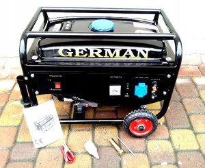 Agregat prądotwórczy 3,63kVA GERMAN 1x230V 1x12V