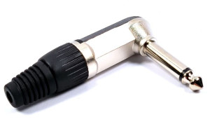 WTYK JACK6,3 MONO METAL Kątowy JW645 na przewód
