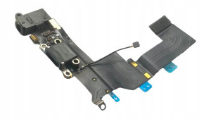 iPhone 5S Złącze Ładowania Port Mikrofon Czarny