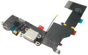 iPhone 5S Złącze Ładowania Port Mikrofon Biały