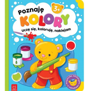 Książeczka kolorowanka POZNAJĘ KOLORY 3+