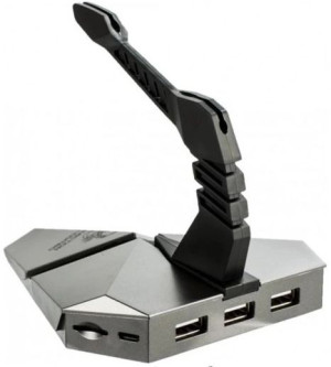 Varr Mouse Bungee Hub 3xUsb 2.0 + czytnik microSD