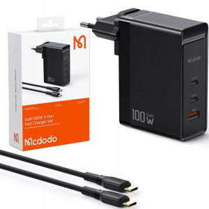 Mcdodo Gan Szybka Ładowarka Usb-c Pd Usb-a Qc 100w