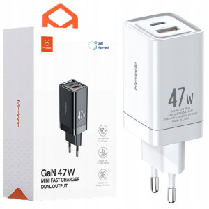 Mcdodo Mini Gan Ładowarka 2x Usb/usb-c Pd Qc - 47w