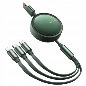 Mcdodo Kabel Zwijany Do Iphone Micro Usb Typ C 3w1