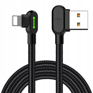 Mcdodo Szybki Kabel Kątowy 90° Led Lightning 1,8m