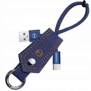 Mcdodo Krótki Kabel Brelok Jeans Usb Typ C Qc 15cm
