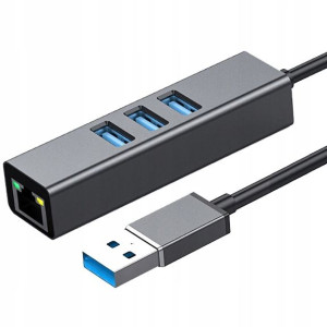 Karta Sieciowa Hub Usb 3.0 Gigabit Lan 1000mb Rj45