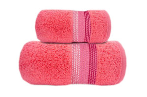 Ręcznik Ombre 50x90 Koral Frotex Greno