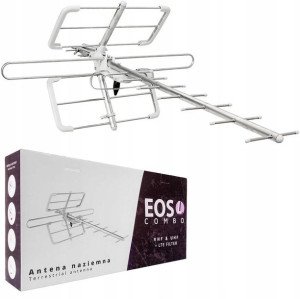 Antena DVB-T Spacetronik EOS L Combo White DVB-T2