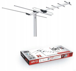ANTENA TV DVB-T zewnętrzna FULLHD 4K MUX VHF MOCNA