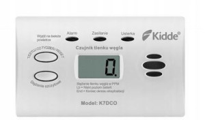Czujnik Czadu Kidde K7dco Wyświetlacz Lcd 10 Lat