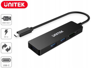 Hub Usb-c Rozdzielacz Przejściówka Adapter Usb 3.1