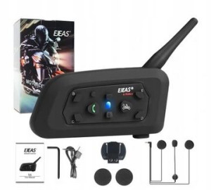Interkom Intercom Motocyklowy Ejeas V6 Pro 1200m
