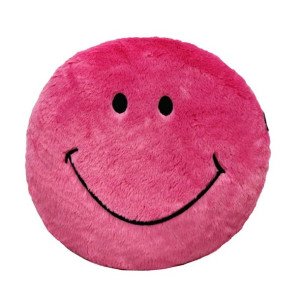 Poduszka Super Smile okrągła 45cm Fuksja