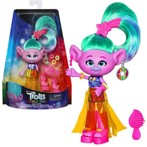 Lalka Hasbro E6820 Glam Poppy Trolls World Tour