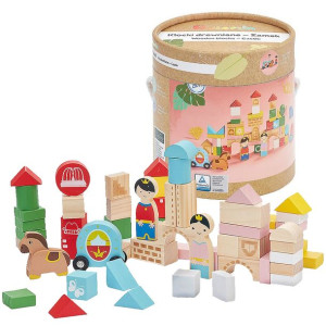 Klocki drewniane Elefun W60760 Zamek