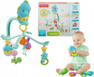 Fisher Price DFP12 Muzyczna karuzela 3w1 Konik morski