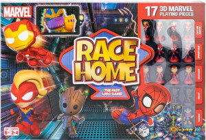 Marvel Race Home wyścig do domu Gra planszowa + 17 figurek