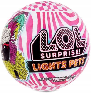 Zestaw L.O.L. Surprise kula z figurką Lights Pets LOL Suprise