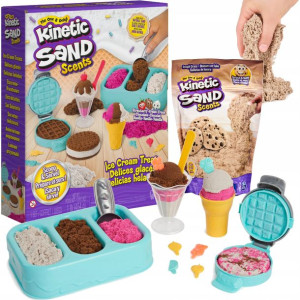 Zestaw Kinetic Sand Scent Lodowe przysmaki lodziarnia 3 zapachy+pachnący pi