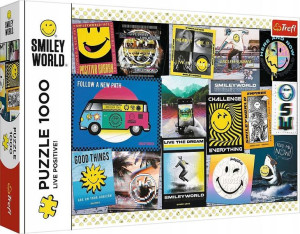 Smiley World Puzzle 1000 elementów Żyj pozytywnie!