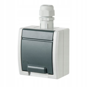 AQUANT Gniazdo 2P+Z IP65 1241-65