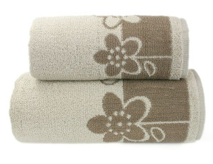 Ręcznik Paloma 50x100 Brąz Brązowy Greno