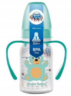 Canpol - Butelka Wąska z Uchwytem 120ml