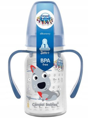Canpol - Butelka Wąska z Uchwytem 120ml