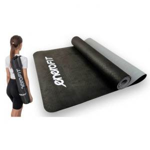 Mata Tpe Do Jogi I Fitness Czarno-Szara