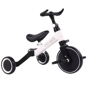 Rowerek Trike Fix Mini Biegowy Trójkołowy 3W1 Z Pedałami Biały