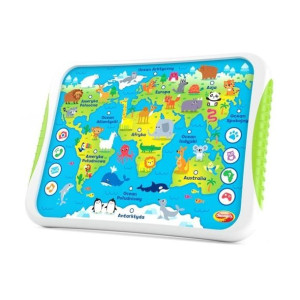 Edukacyjny Tablet Mały Podróżnik Dźwięki Quiz Pl