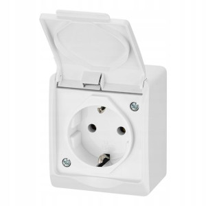 HERMES Gniazdo pojedyncze z/u 2P+Z SCHUKO 0324-02