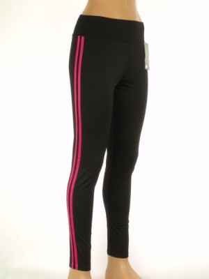 fitnes siłownia czarne gładkie legginsy L/XL