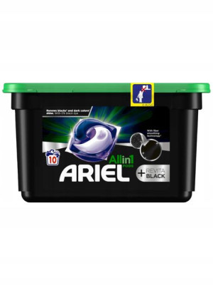 ARIEL AllIn1 Black 10szt kapsułki do prania Czarny