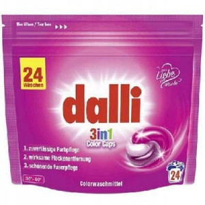 Dalli 3in1 Kolor Kapsułki 24p 636g