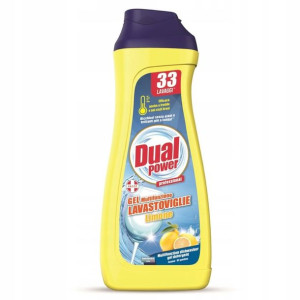 Dual Power żel do zmywarek cytryna 650 ml