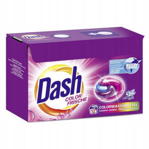 Kapsułki do prania DASH Color Frische 3in1 12 szt.