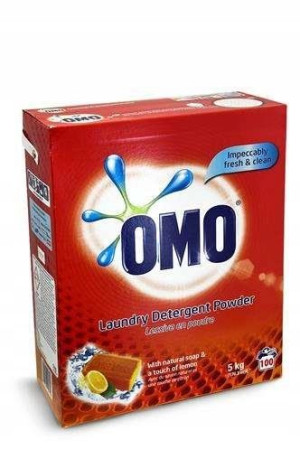 Omo Proszek do Prania z Mydłem i Cytryną 100p 5kg